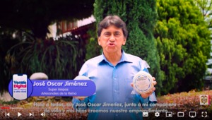 José Jiménez presenta su negocio Súper Arepas La Reina en el Valle del Cauca